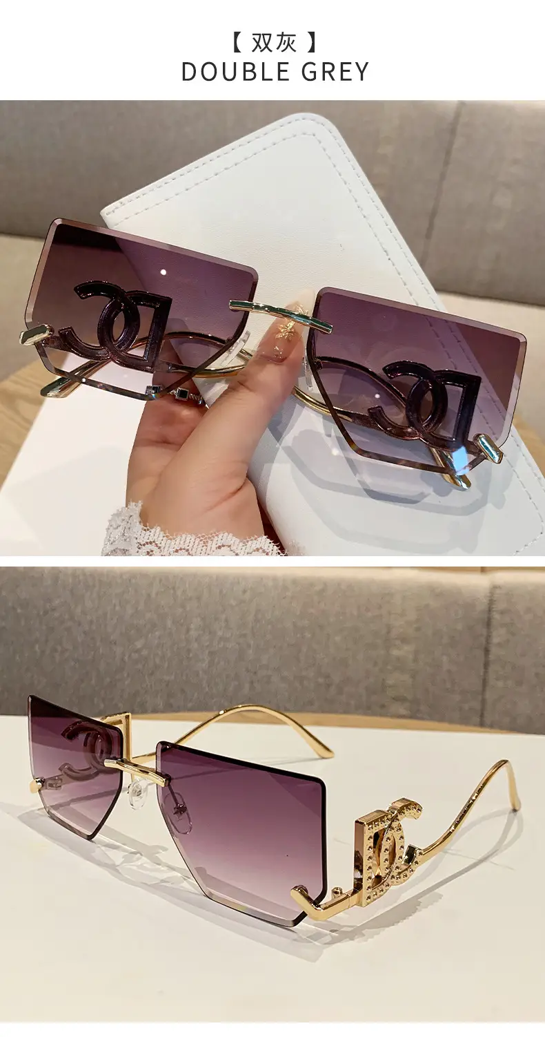 Women Square Frame Sunglasses Anti-UV European American — feature 13