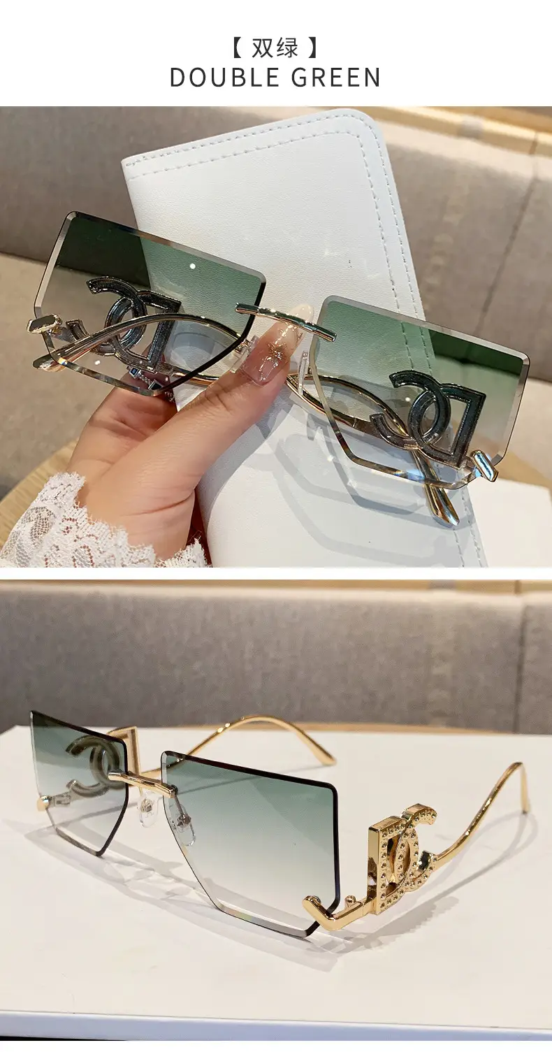 Women Square Frame Sunglasses Anti-UV European American — feature 16