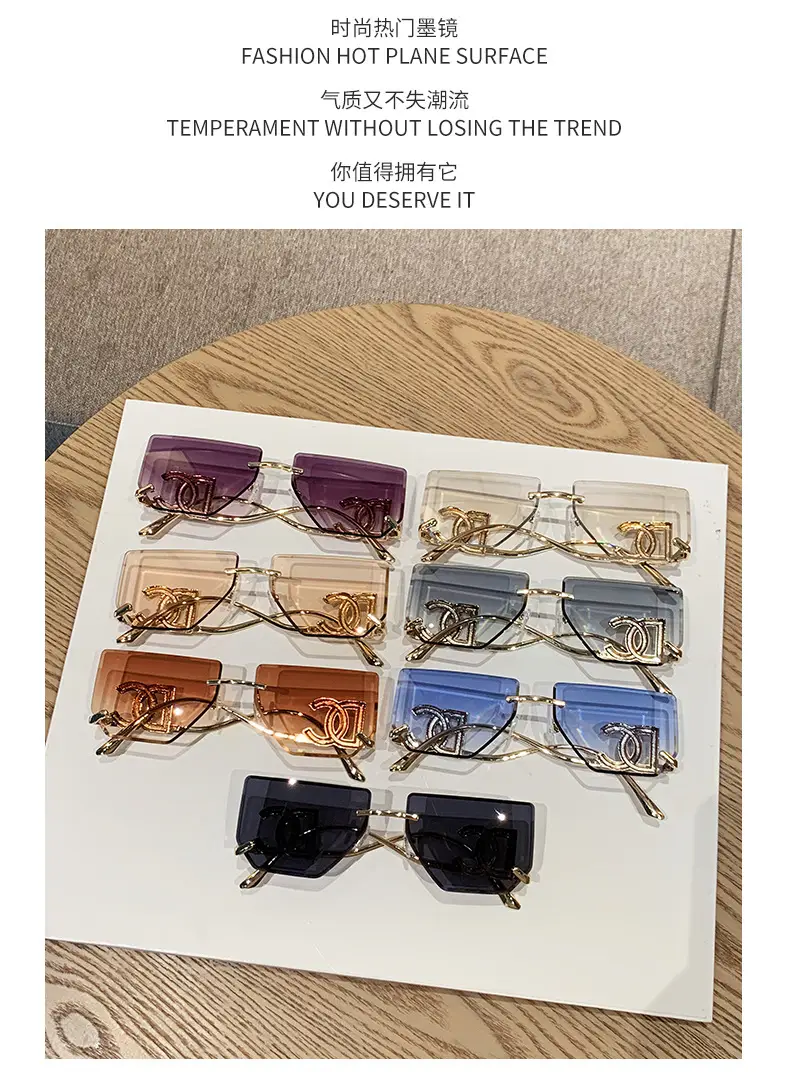 Women Square Frame Sunglasses Anti-UV European American — feature 5