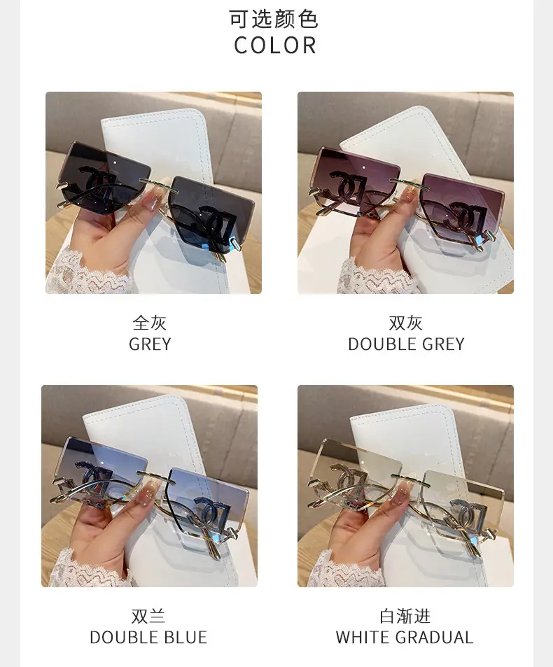 Women Square Frame Sunglasses Anti-UV European American — feature 9