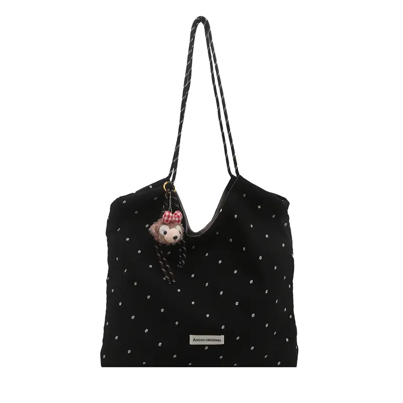 Women Polka Dot Chiffon Shoulder Bag Red 2025 - Image 11