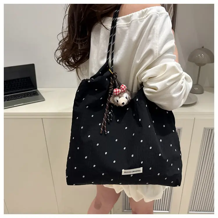 Women Polka Dot Chiffon Shoulder Bag Red 2025 — feature 14