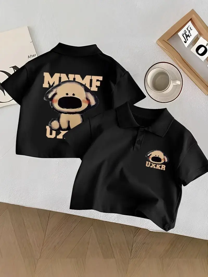 Pure Cotton Kids Polo Shirt Set Navy Blue 2025 - Image 6
