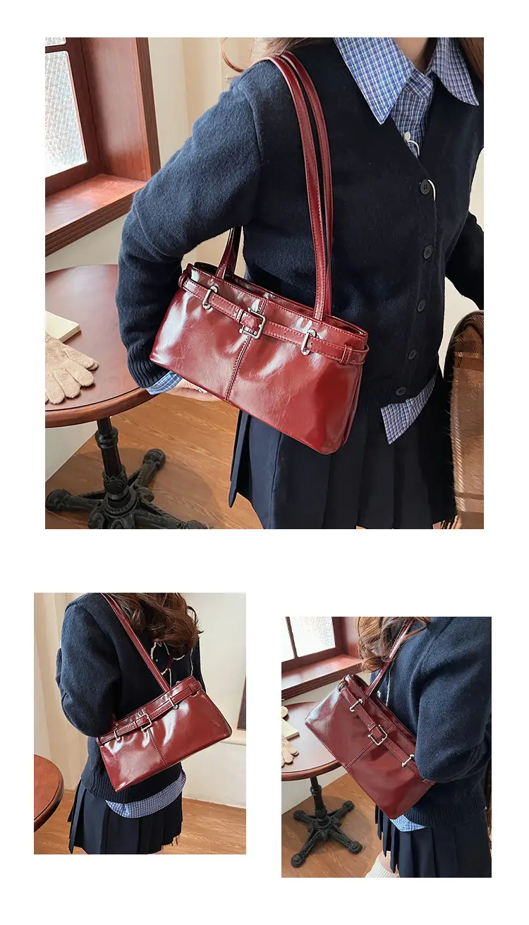 Red Korean Style Shoulder Bag for Women 2025 — feature 10