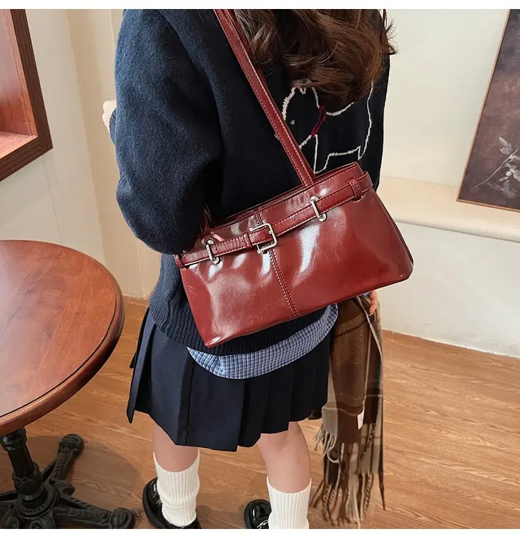 Red Korean Style Shoulder Bag for Women 2025 — feature 18
