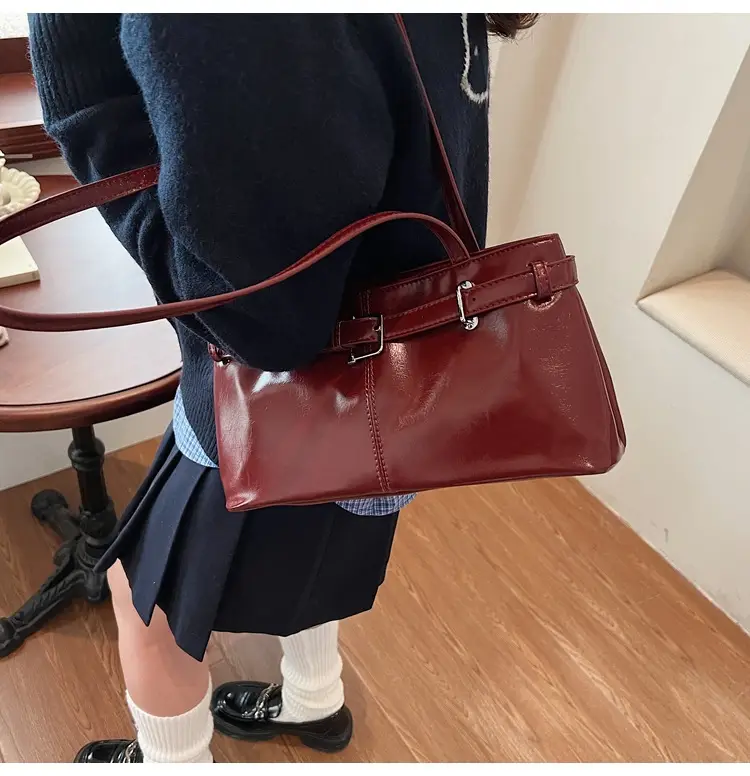 Red Korean Style Shoulder Bag for Women 2025 — feature 19