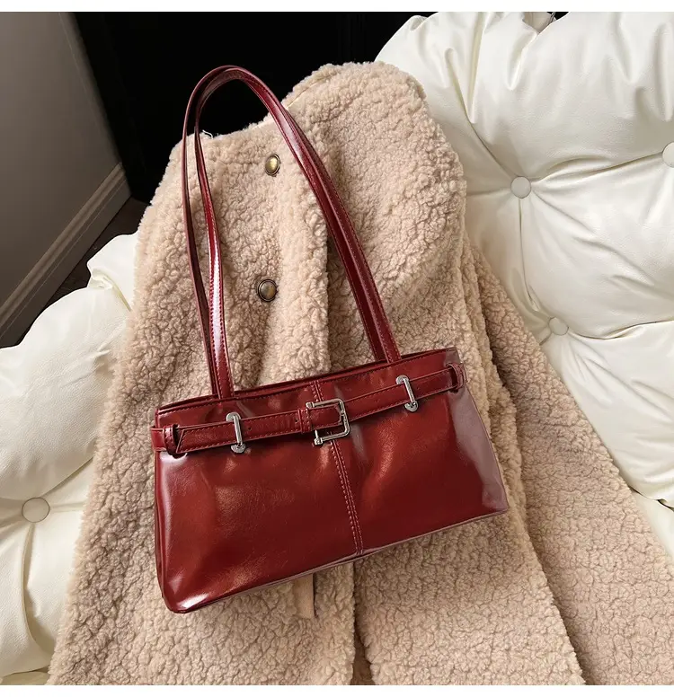 Red Korean Style Shoulder Bag for Women 2025 — feature 41