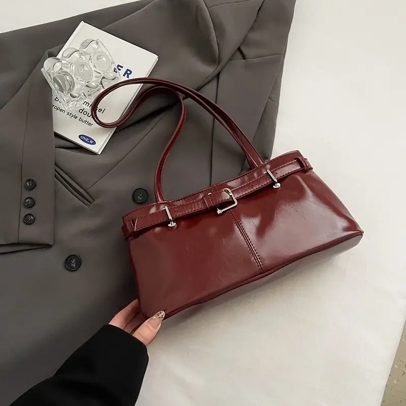 Red Korean Style Shoulder Bag for Women 2025 - Image 7