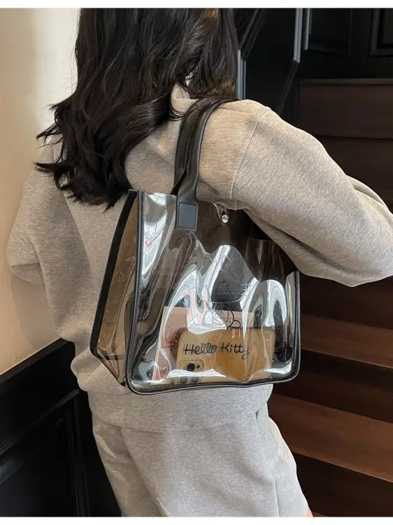 Sunlight Clear Transparent Shoulder Bag for Women