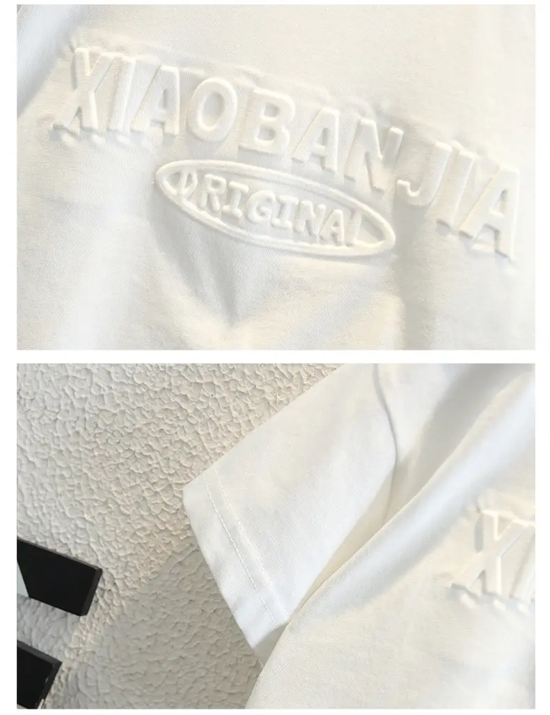 Boys White Short Sleeve T-Shirt 2025 Summer — feature 10