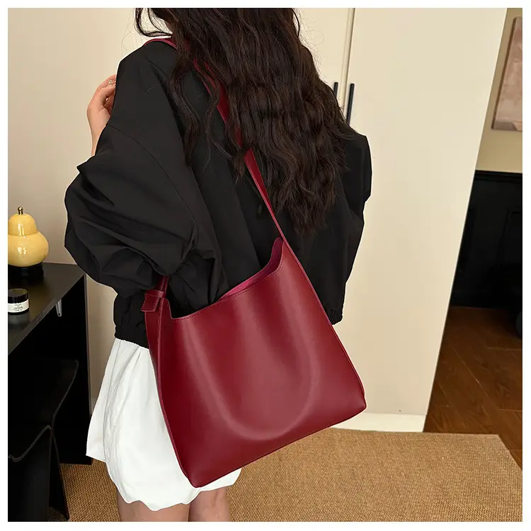 2025 Summer New Retro High-End Maillard Tote Bag Large Capacity Shoulder Bag — feature 15