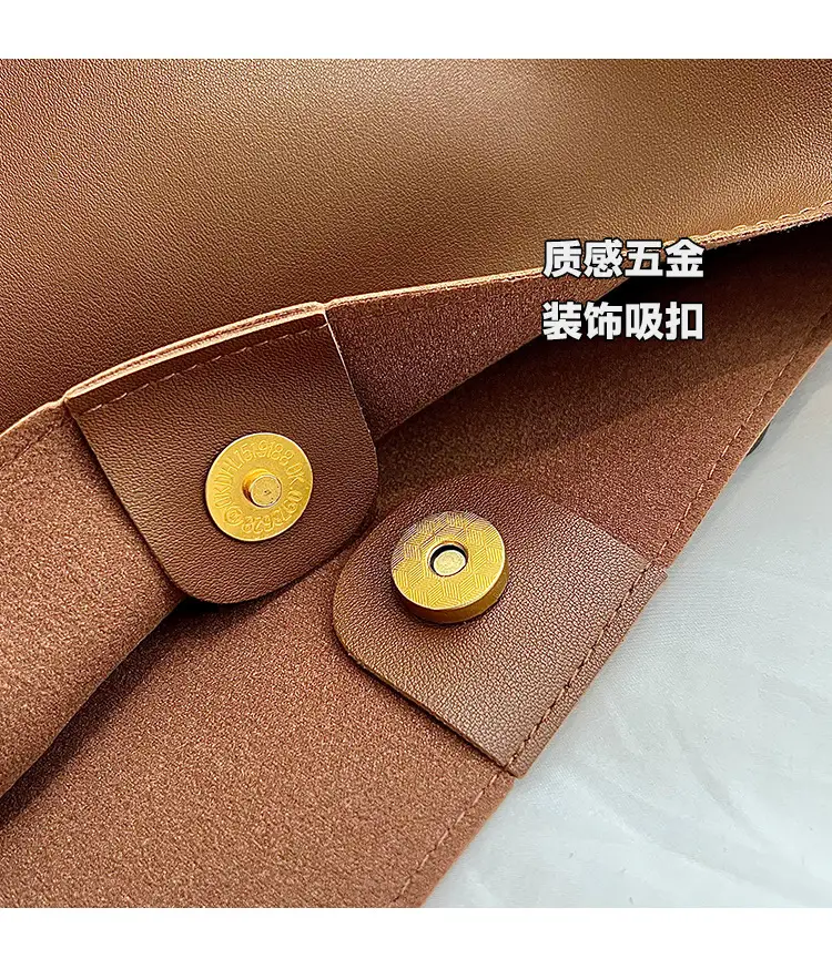 2025 Summer New Retro High-End Maillard Tote Bag Large Capacity Shoulder Bag — feature 8
