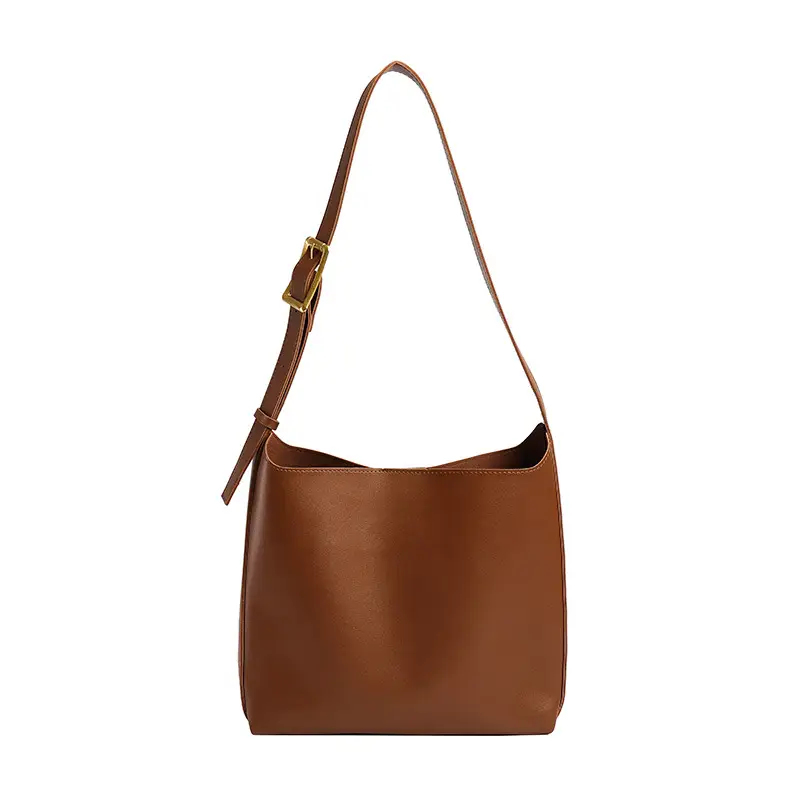 2025 Summer New Retro High-End Maillard Tote Bag Large Capacity Shoulder Bag - Image 4