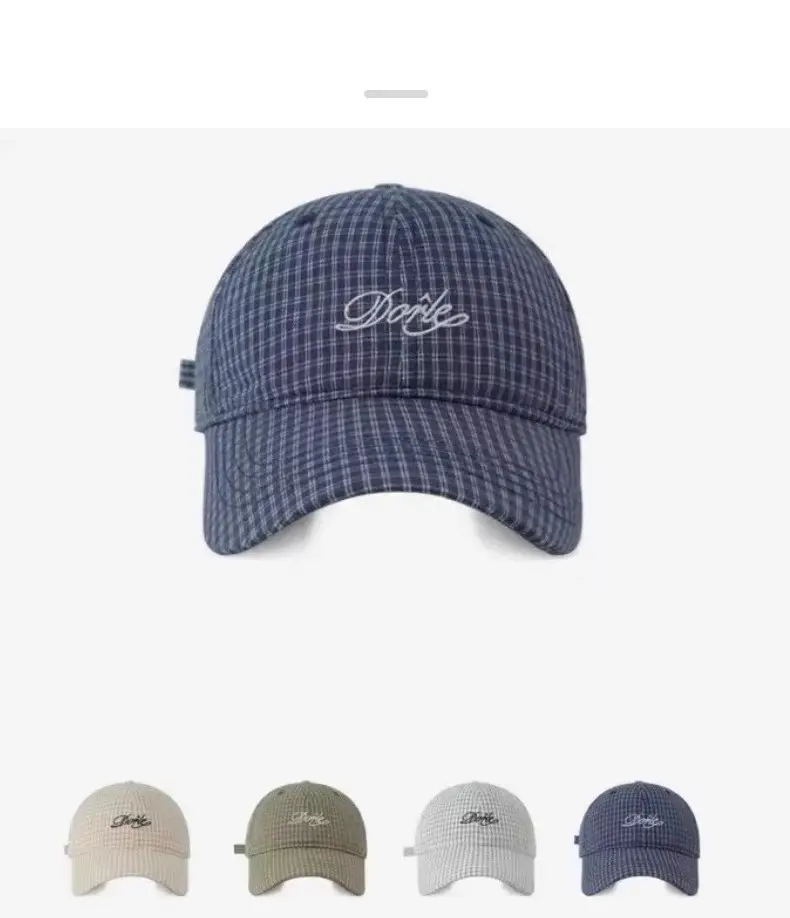 Korean Style Duckbill Cap for Women Summer Autumn Large Head Circumference Letter Embroidery — feature 1