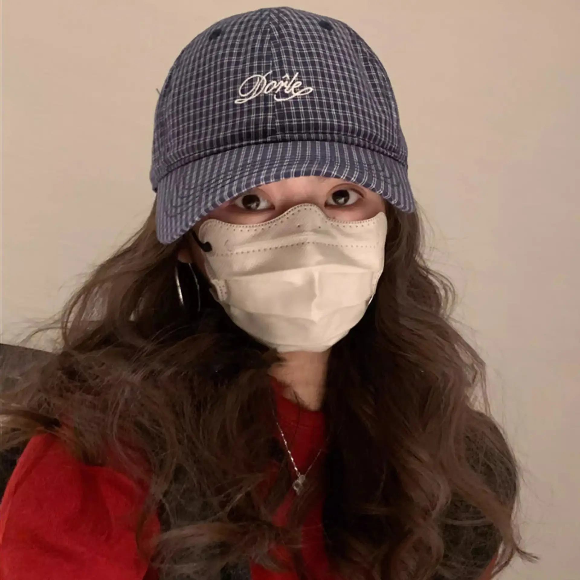 Korean Style Duckbill Cap for Women Summer Autumn Large Head Circumference Letter Embroidery — feature 25