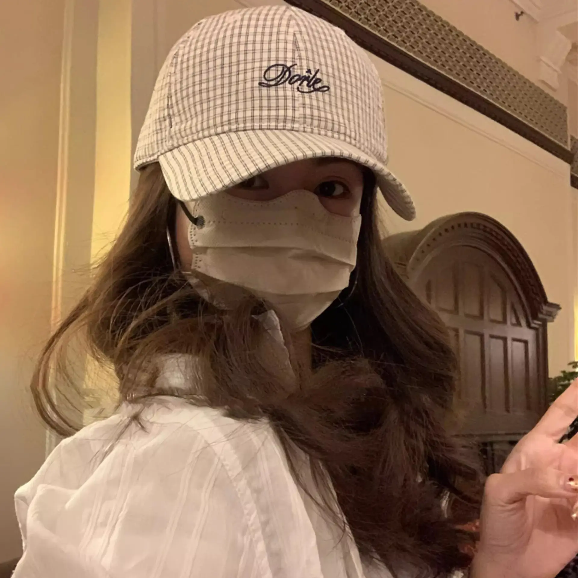 Korean Style Duckbill Cap for Women Summer Autumn Large Head Circumference Letter Embroidery — feature 28