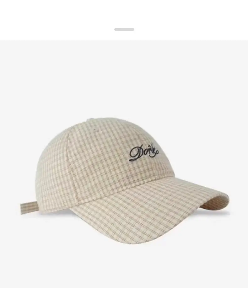 Korean Style Duckbill Cap for Women Summer Autumn Large Head Circumference Letter Embroidery — feature 5