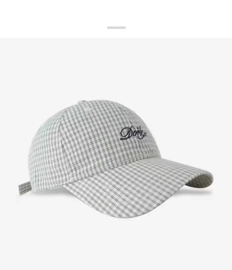 Korean Style Duckbill Cap for Women Summer Autumn Large Head Circumference Letter Embroidery — feature 6