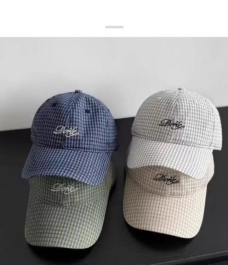 Korean Style Duckbill Cap for Women Summer Autumn Large Head Circumference Letter Embroidery — feature 9
