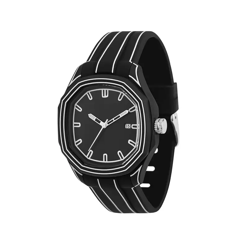 Light Luxury Silicone Watch for Men Women Quartz Waterproof 50m - Image 10