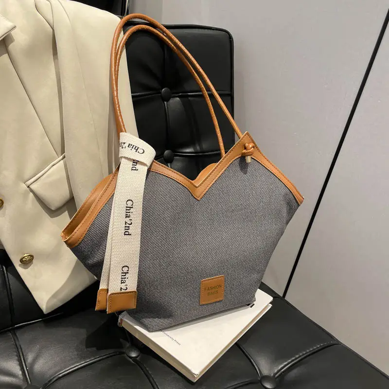 Retro Grey Tan Women's Shoulder Bag 2025