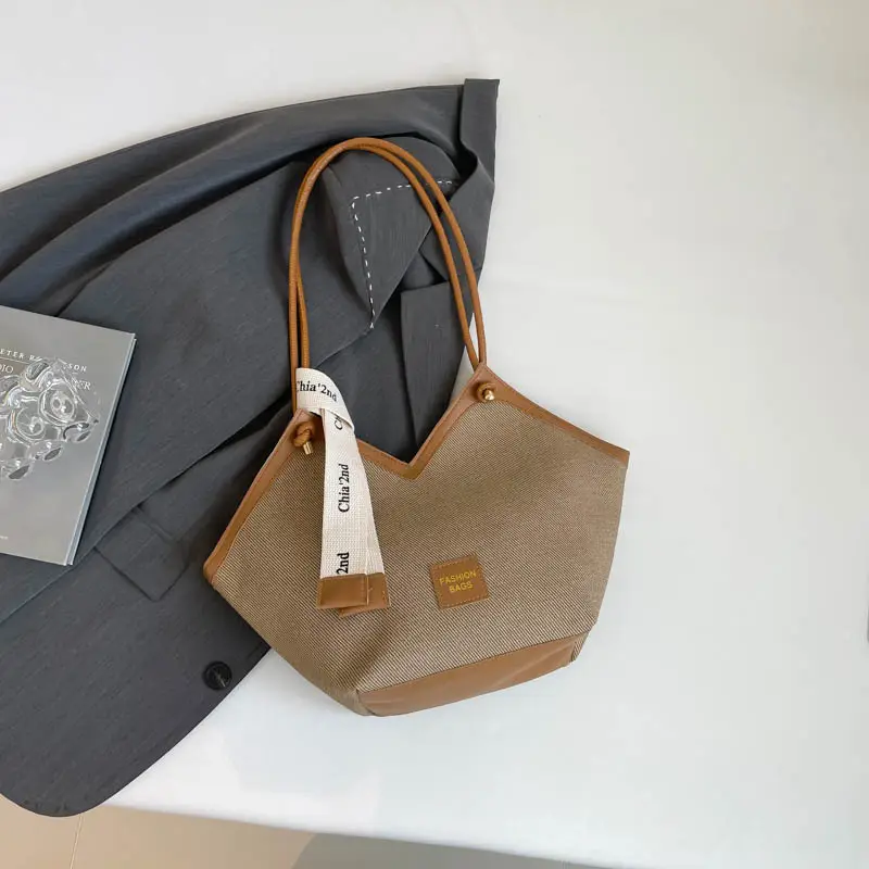 Retro Grey Tan Women's Shoulder Bag 2025