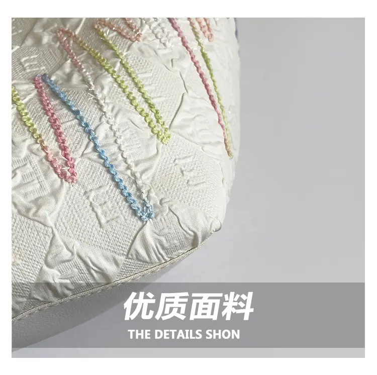 Women Striped Canvas Shoulder Tote Bag 2025 New — feature 4