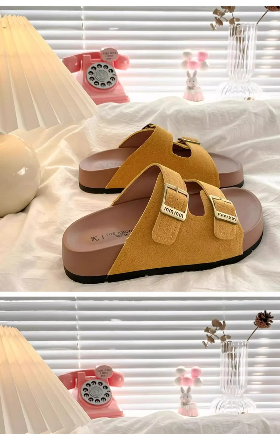Popular Flat Sandals for Women's Summer Outer Wear 2025 New Style with Skirt Soft Bottom Beach Birkenstock Slippers — feature 10