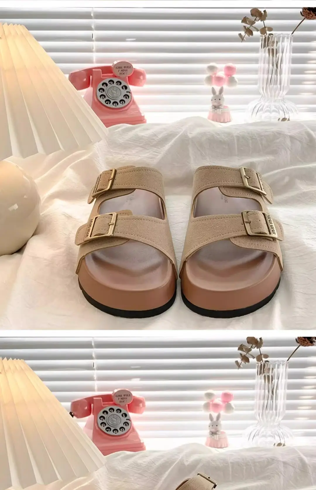 Popular Flat Sandals for Women's Summer Outer Wear 2025 New Style with Skirt Soft Bottom Beach Birkenstock Slippers — feature 4