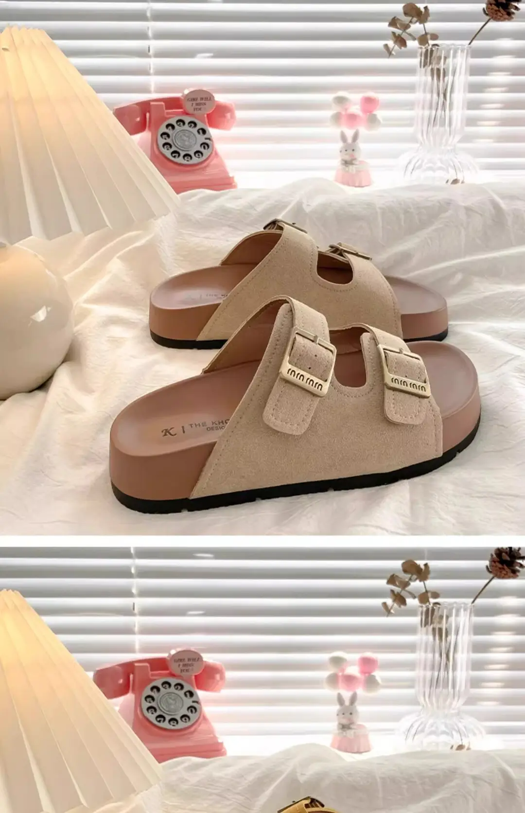 Popular Flat Sandals for Women's Summer Outer Wear 2025 New Style with Skirt Soft Bottom Beach Birkenstock Slippers — feature 6