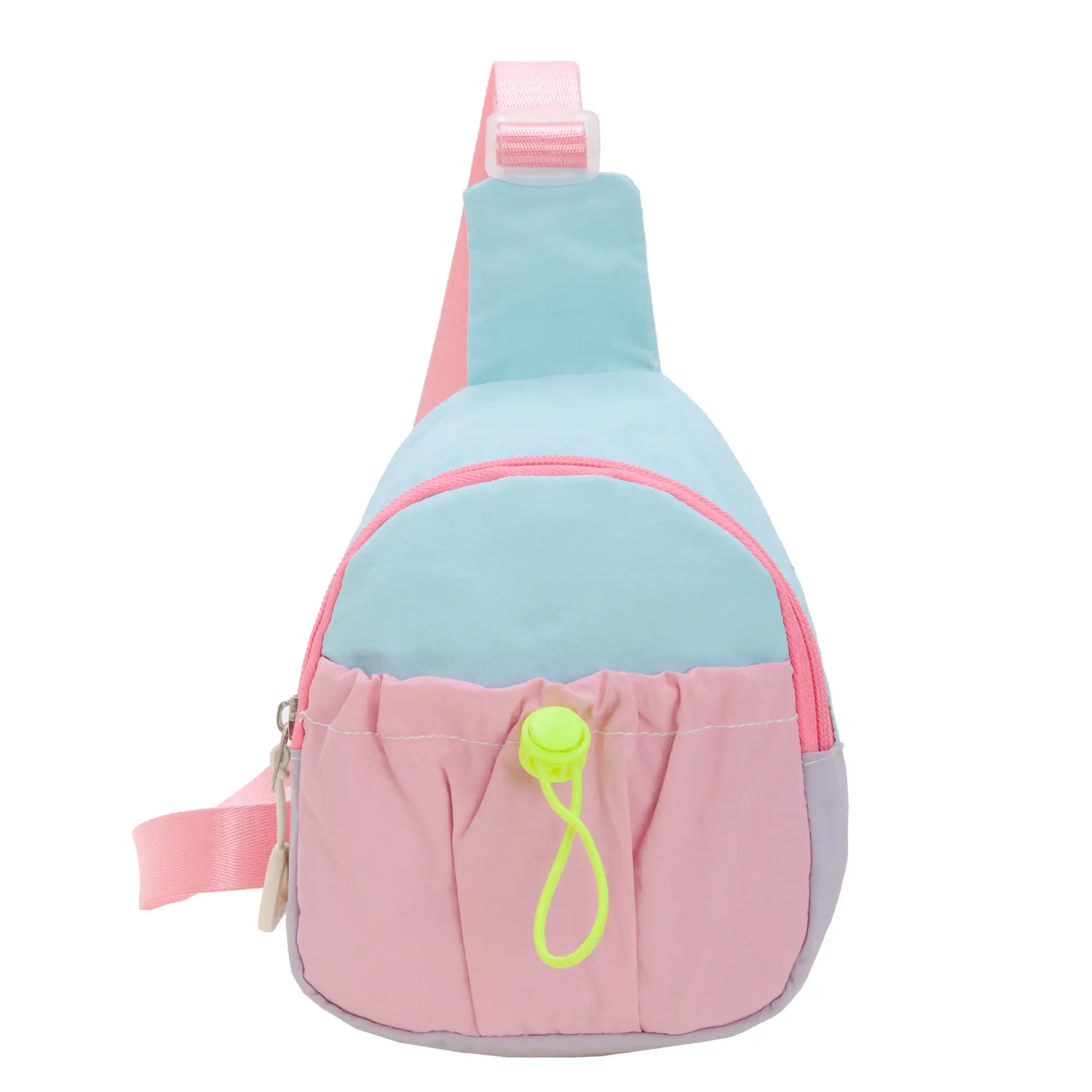 Kids Contrast Drawstring Chest Bag Multi Color - Image 2