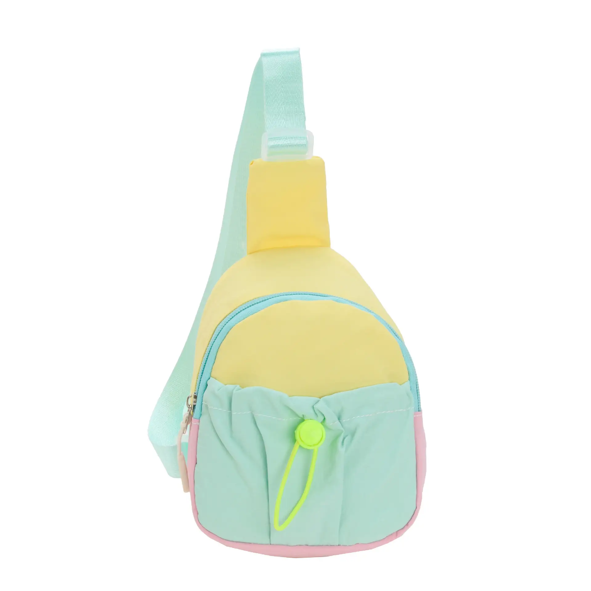 Kids Contrast Drawstring Chest Bag Multi Color - Image 3