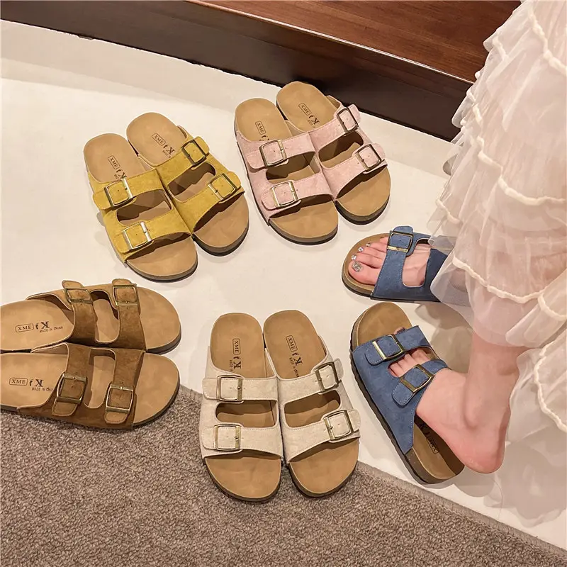 Women's Blue Leather Sandals Summer 2025 - Image 7