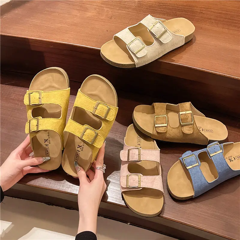 Women's Blue Leather Sandals Summer 2025 - Image 9