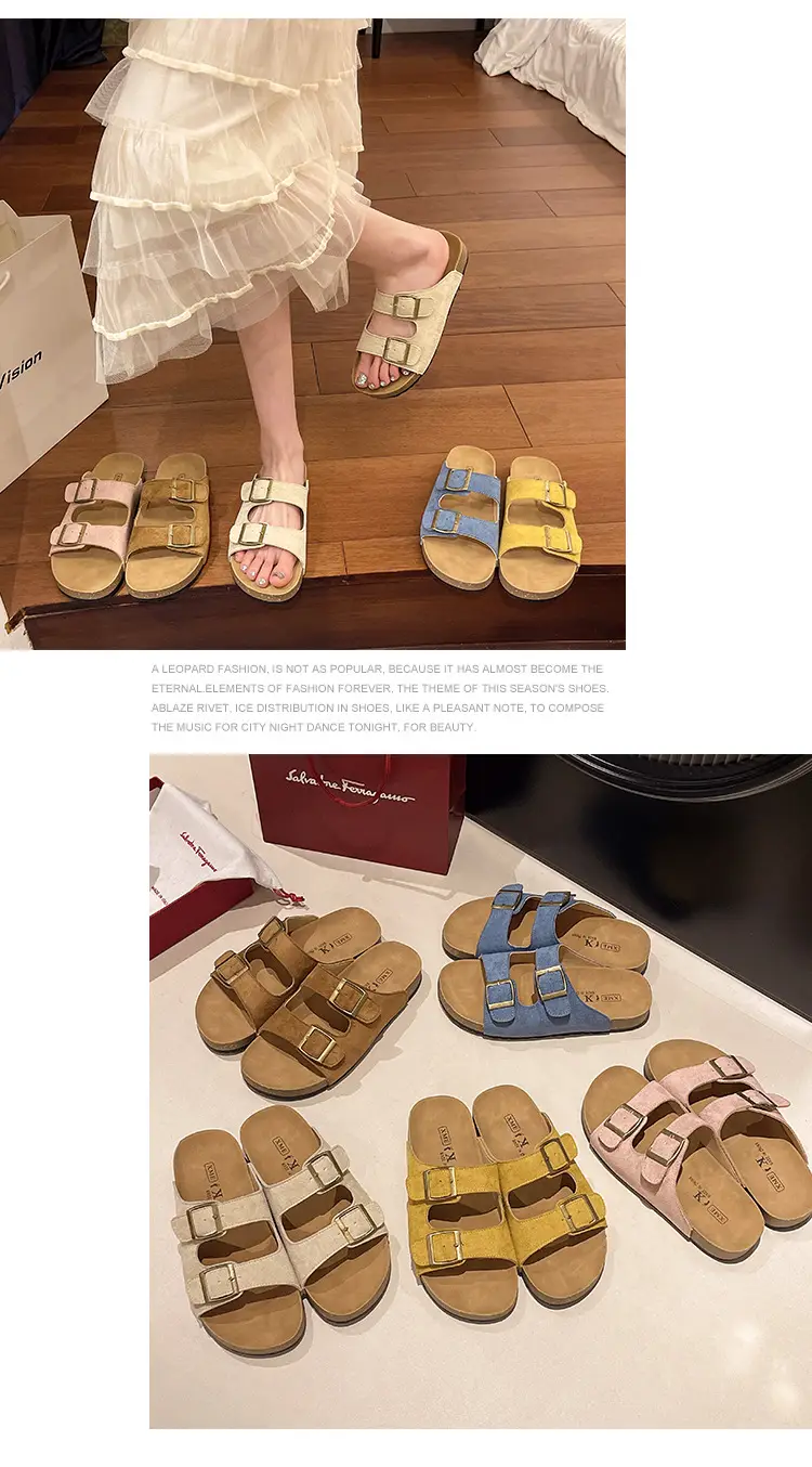 Women's Blue Leather Sandals Summer 2025 — feature 15