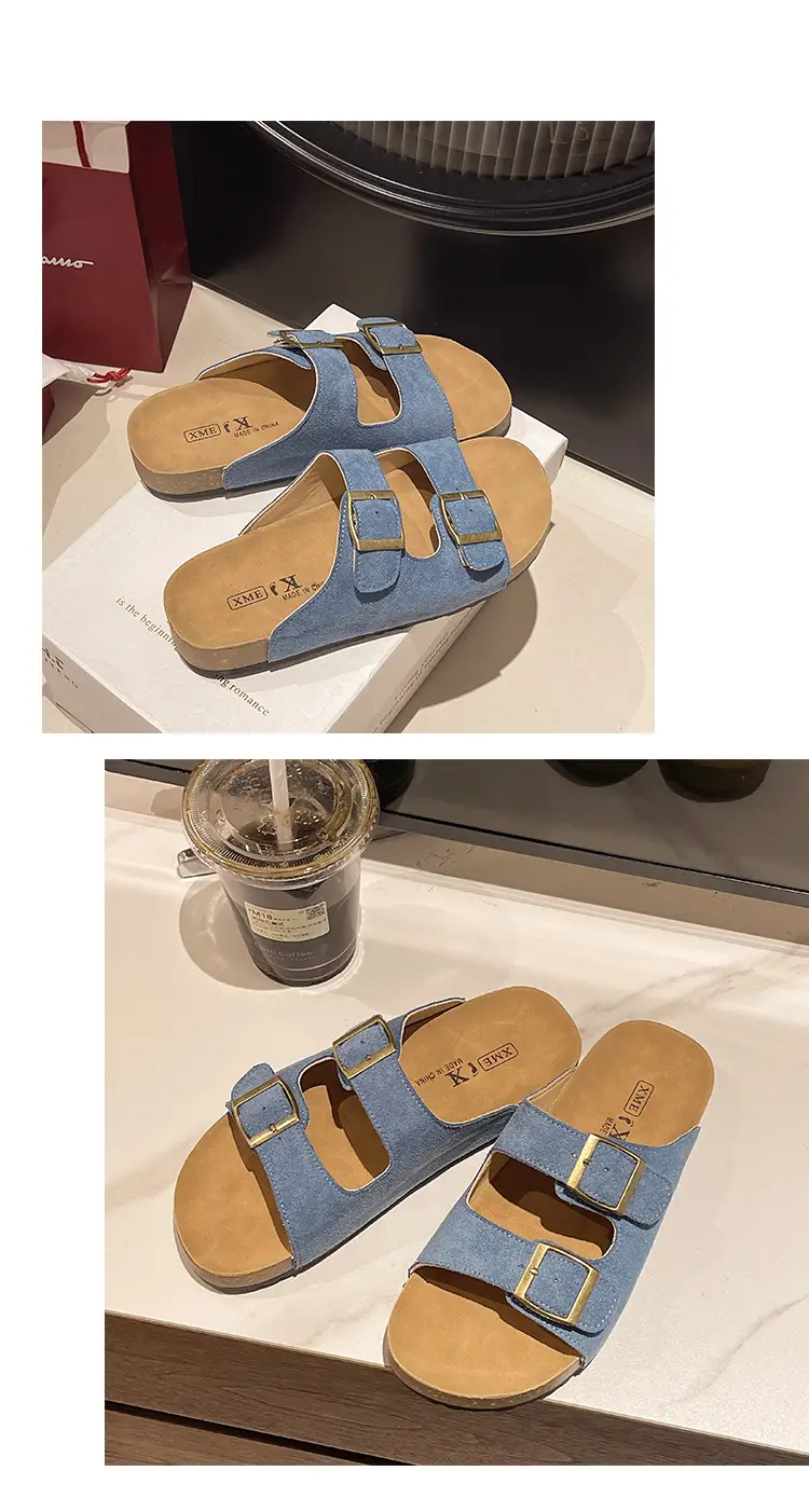 Women's Blue Leather Sandals Summer 2025 — feature 18