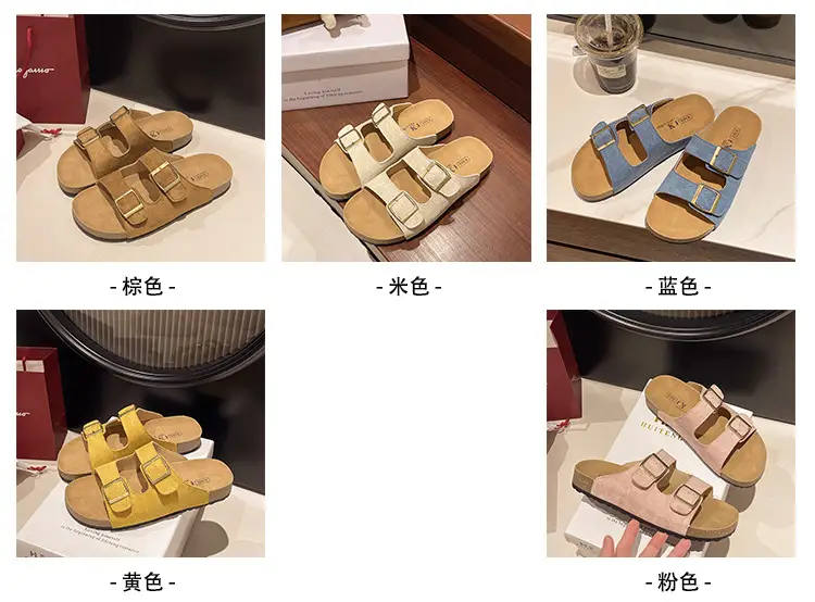 Women's Blue Leather Sandals Summer 2025 — feature 5