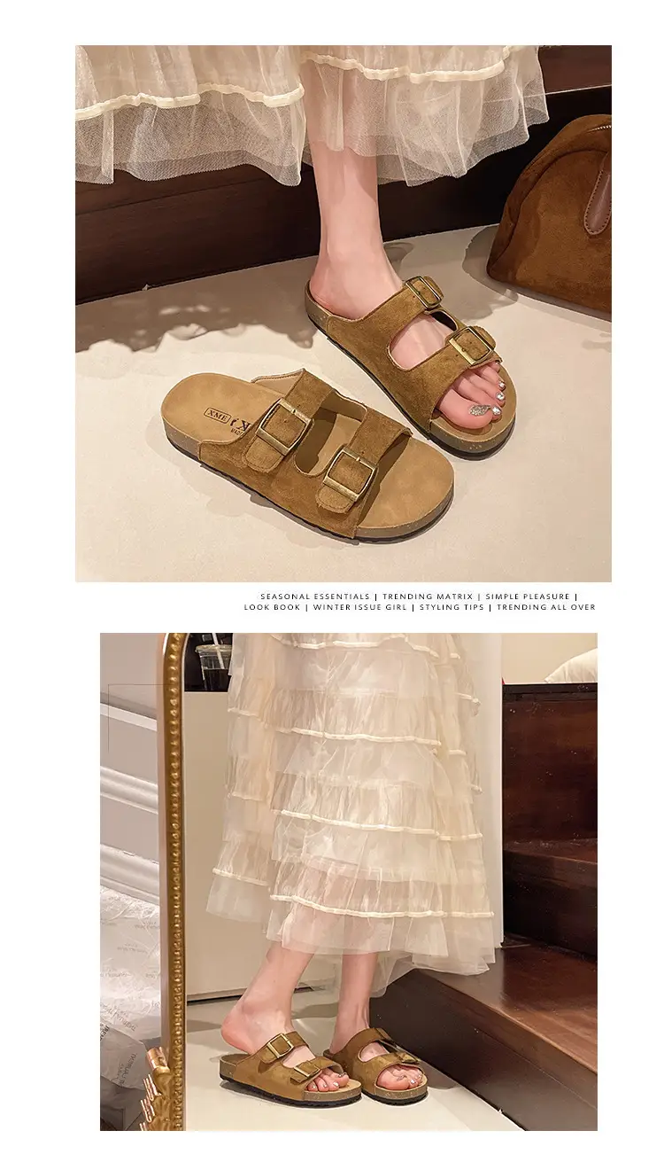 Women's Blue Leather Sandals Summer 2025 — feature 6