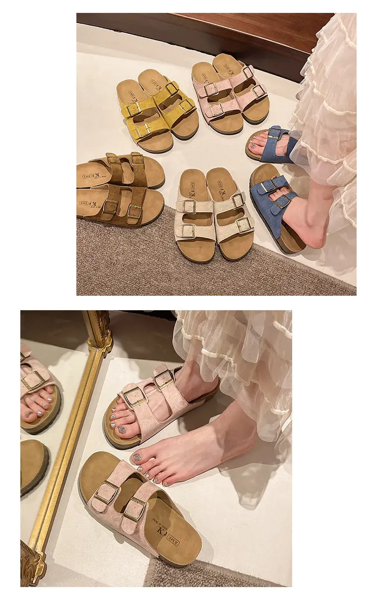 Women's Blue Leather Sandals Summer 2025 — feature 9