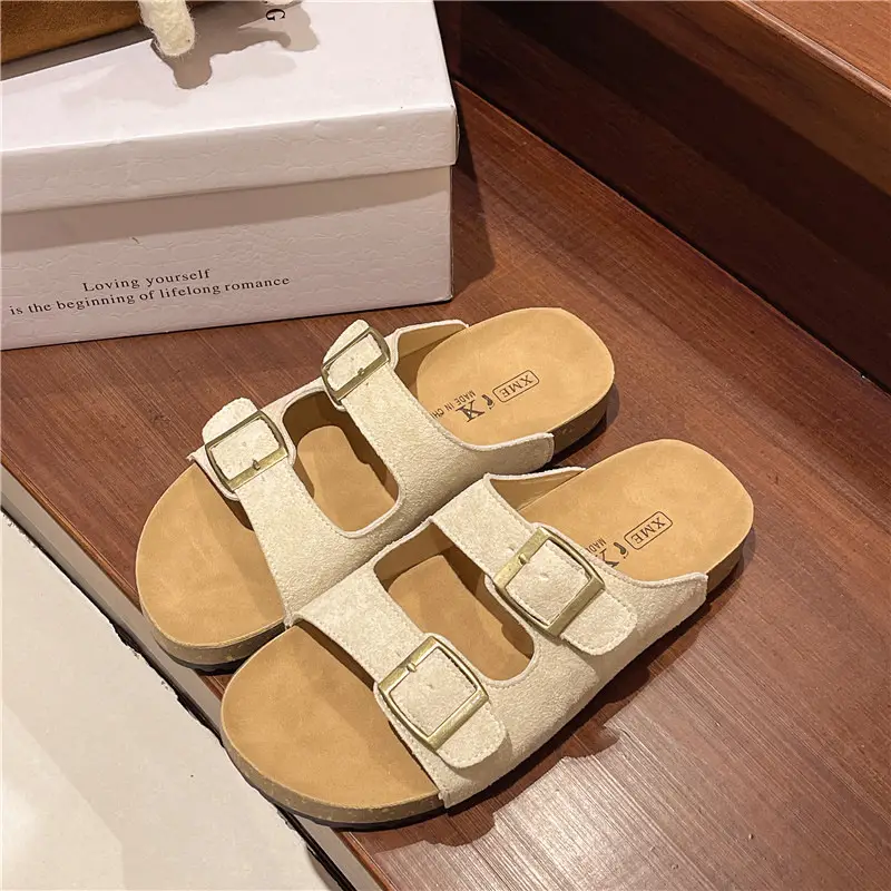 Women's Blue Leather Sandals Summer 2025 - Image 3