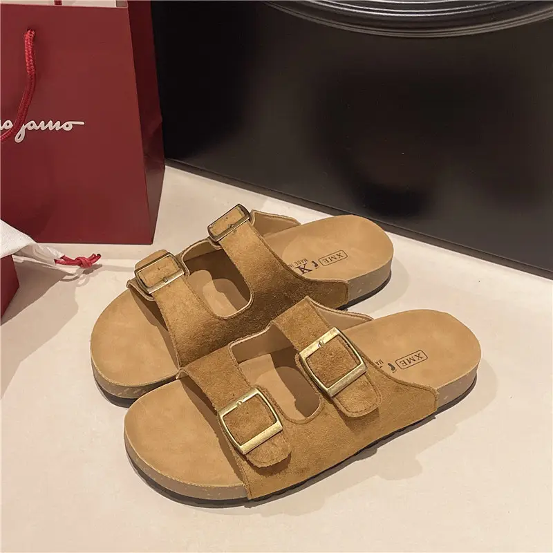 Women's Blue Leather Sandals Summer 2025 - Image 5