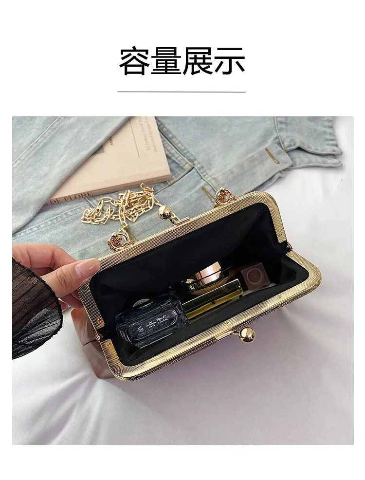 Elegant Red Chain Shoulder Bag for Women — feature 7