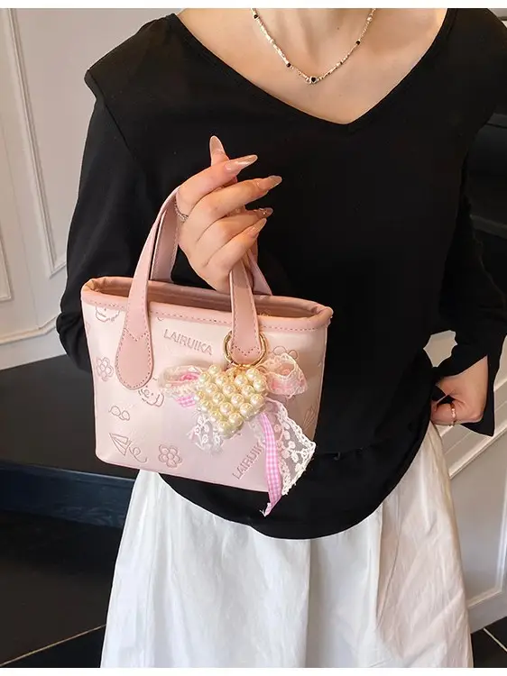 Pink Butterfly Crossbody Bag 2026 Spring Summer New Korean Fashion - Image 6