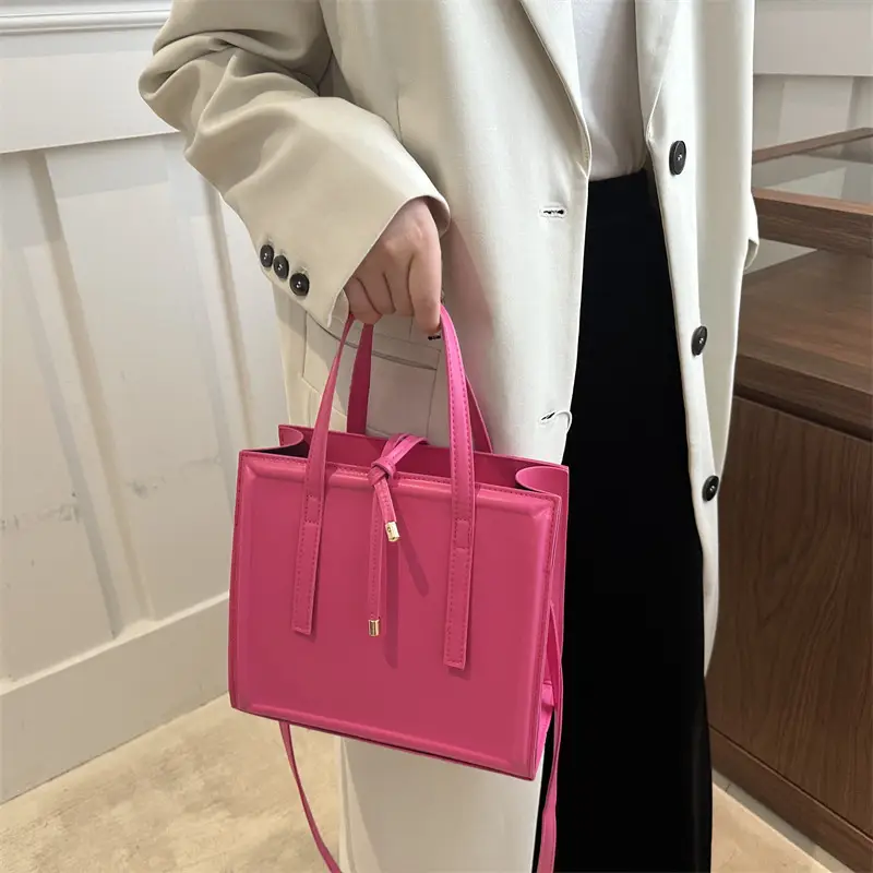 2025 New Classy Tan Shoulder Bag Pu Leather - Image 8