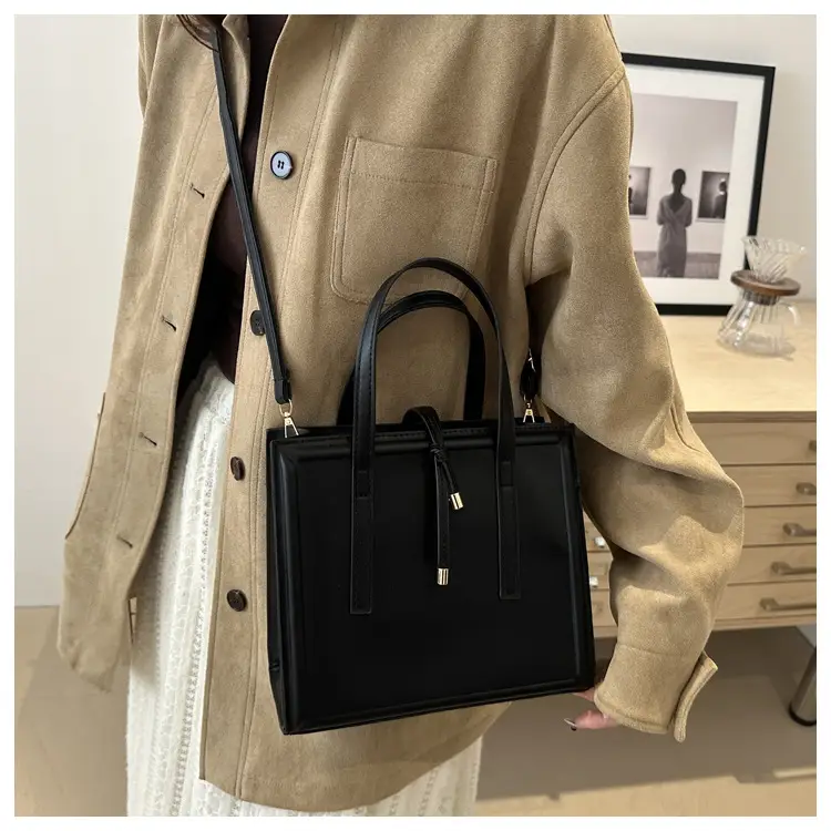 2025 New Classy Tan Shoulder Bag Pu Leather — feature 27