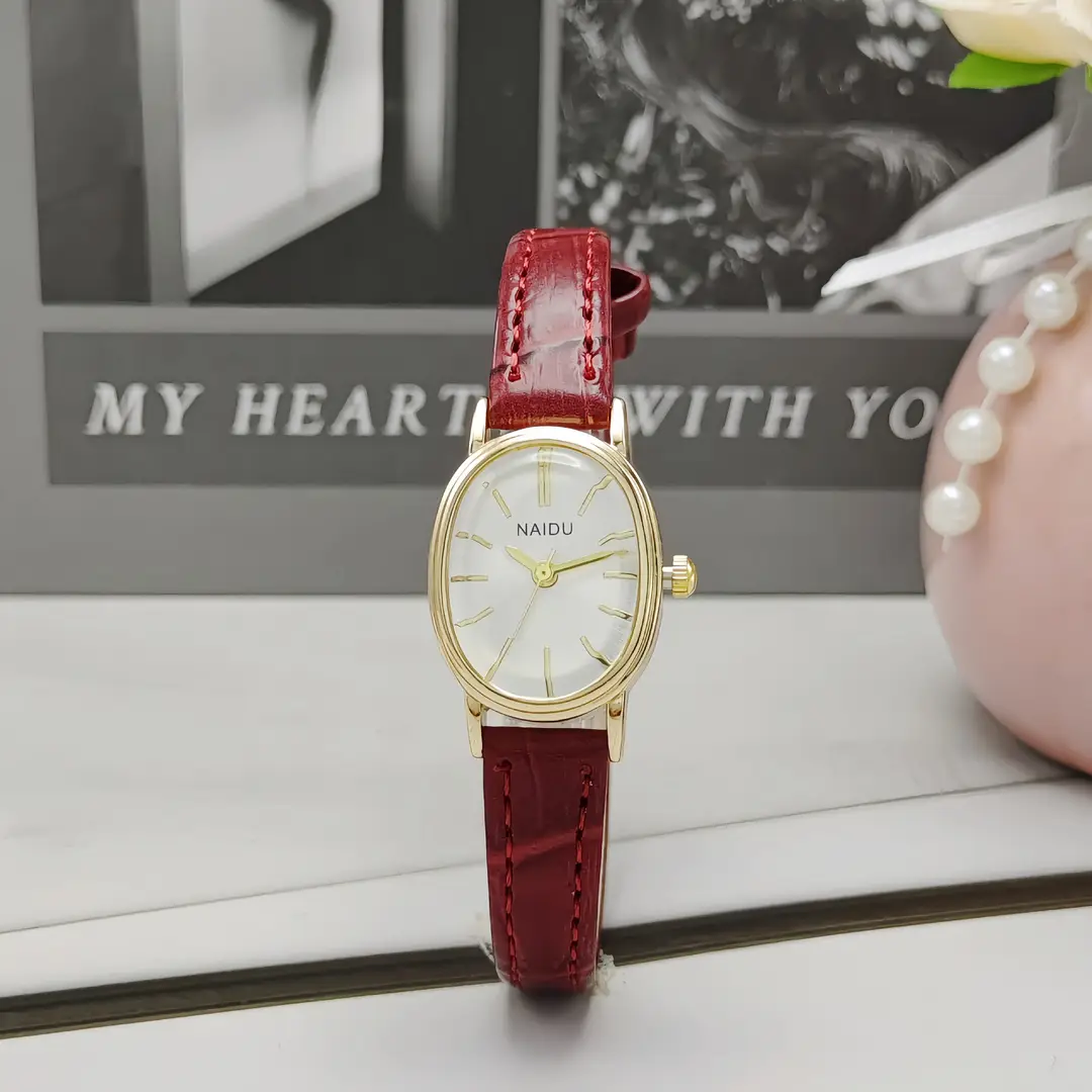 Oval Cross-Border New Women's Watch Women's Belt Women's Watch High-Looking Guangzhou Watch Temperament Niche Quartz Watch