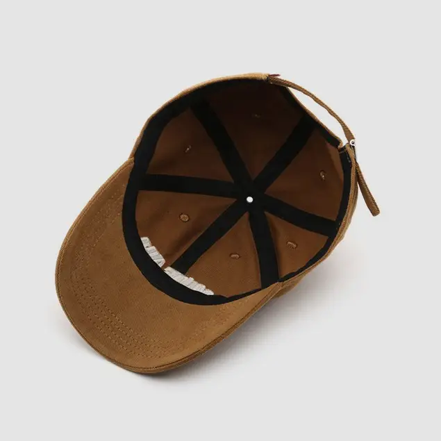 Maroon Embroidered Baseball Cap for Women Men - Image 8
