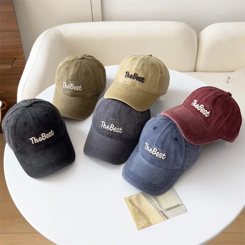 Maroon Embroidered Baseball Cap for Women Men - Image 9