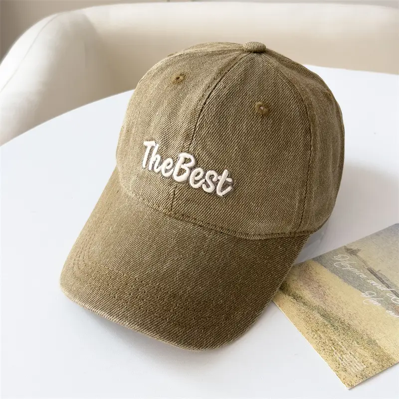 Maroon Embroidered Baseball Cap for Women Men - Image 5