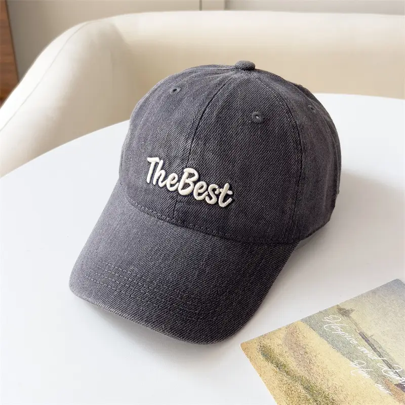 Maroon Embroidered Baseball Cap for Women Men - Image 6